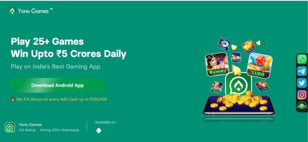 Yono Games Download Get-₹400 Instand Bonus withdrawal Tips