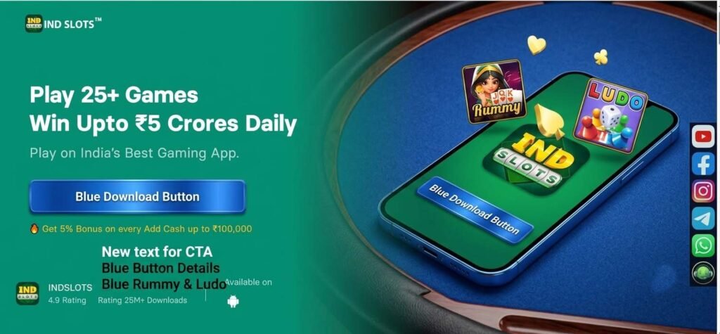 Ind Slots Game The Best Slots Machine in India Get-500 Bonus