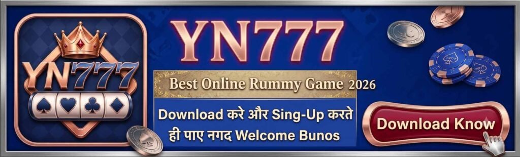 YN777 Apk Download Get-₹400 Specal Bonus Join play 7 Win Guide